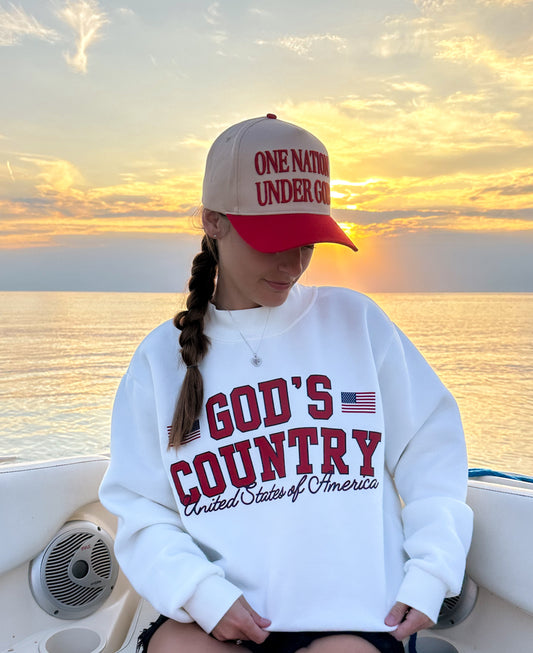 GOD’S COUNTRY — FLEECE MOCKNECK