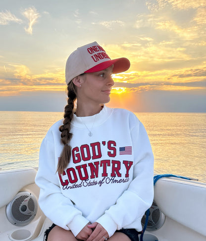 GOD’S COUNTRY — FLEECE MOCKNECK